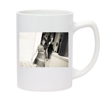 Freida Pinto 14oz White Statesman Mug