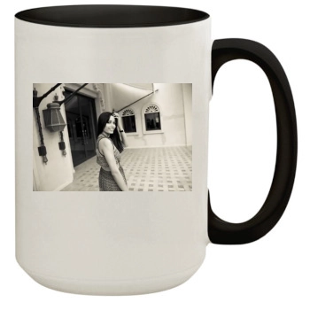 Freida Pinto 15oz Colored Inner & Handle Mug