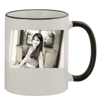 Freida Pinto 11oz Colored Rim & Handle Mug