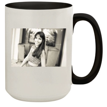 Freida Pinto 15oz Colored Inner & Handle Mug