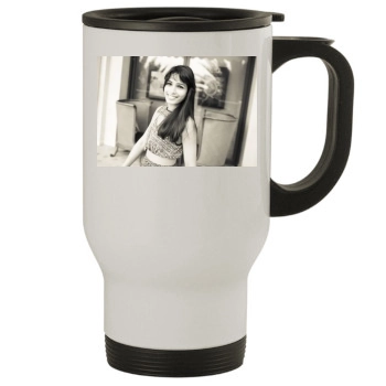 Freida Pinto Stainless Steel Travel Mug