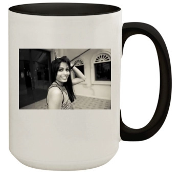 Freida Pinto 15oz Colored Inner & Handle Mug