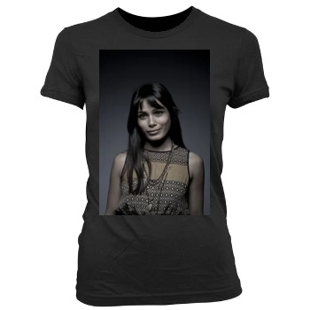 Freida Pinto Women's Junior Cut Crewneck T-Shirt