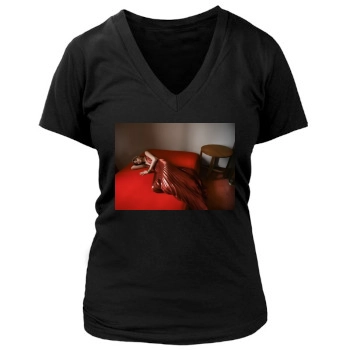 Freja Beha Erichsen Women's Deep V-Neck TShirt