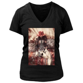 Freja Beha Erichsen Women's Deep V-Neck TShirt