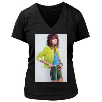 Freja Beha Erichsen Women's Deep V-Neck TShirt