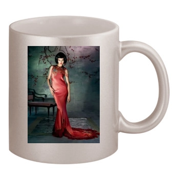 Fei Fei Sun 11oz Metallic Silver Mug