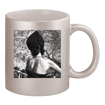 Fei Fei Sun 11oz Metallic Silver Mug