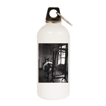 Fei Fei Sun White Water Bottle With Carabiner