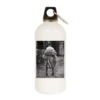 Fei Fei Sun White Water Bottle With Carabiner