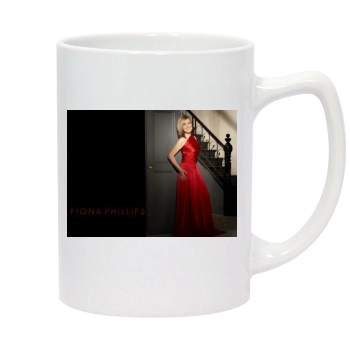 Fiona Phillips 14oz White Statesman Mug