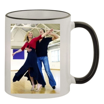 Fiona Phillips 11oz Colored Rim & Handle Mug