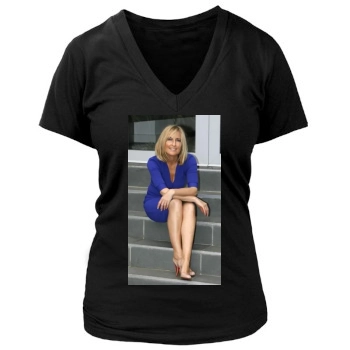 Fiona Phillips Women's Deep V-Neck TShirt