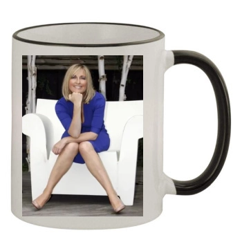 Fiona Phillips 11oz Colored Rim & Handle Mug