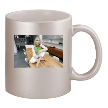 Fiona Phillips 11oz Metallic Silver Mug