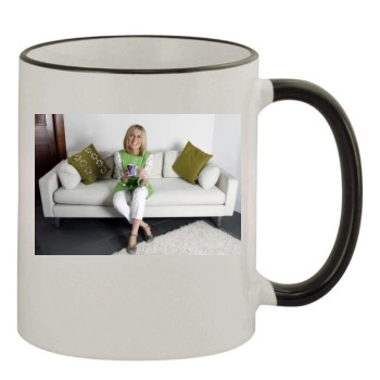 Fiona Phillips 11oz Colored Rim & Handle Mug