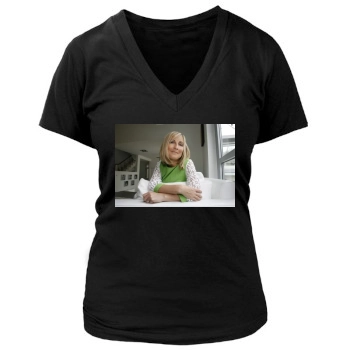 Fiona Phillips Women's Deep V-Neck TShirt