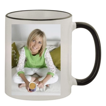 Fiona Phillips 11oz Colored Rim & Handle Mug