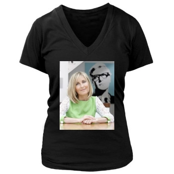 Fiona Phillips Women's Deep V-Neck TShirt