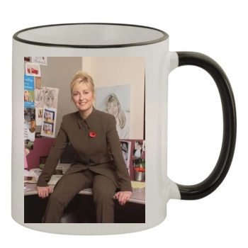 Fiona Phillips 11oz Colored Rim & Handle Mug