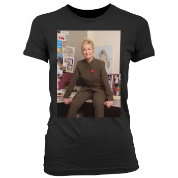 Fiona Phillips Women's Junior Cut Crewneck T-Shirt