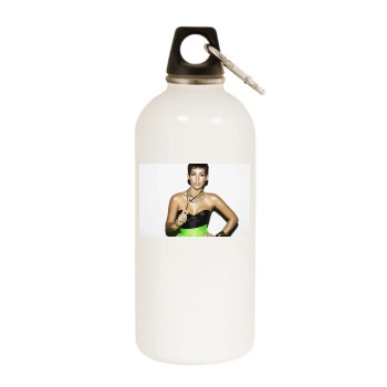 Frida Gold White Water Bottle With Carabiner