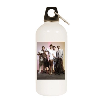 Frida Gold White Water Bottle With Carabiner