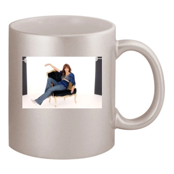 Halle Berry 11oz Metallic Silver Mug