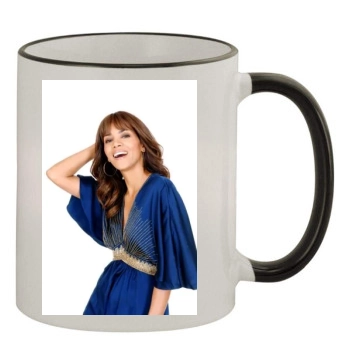 Halle Berry 11oz Colored Rim & Handle Mug