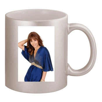 Halle Berry 11oz Metallic Silver Mug