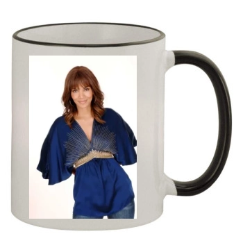 Halle Berry 11oz Colored Rim & Handle Mug