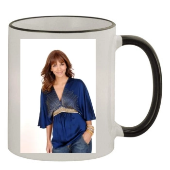 Halle Berry 11oz Colored Rim & Handle Mug