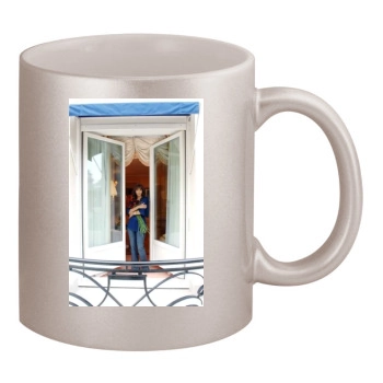 Halle Berry 11oz Metallic Silver Mug