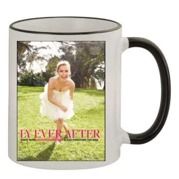 Hayden Panettiere 11oz Colored Rim & Handle Mug