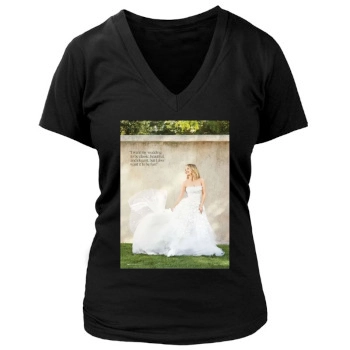 Hayden Panettiere Women's Deep V-Neck TShirt