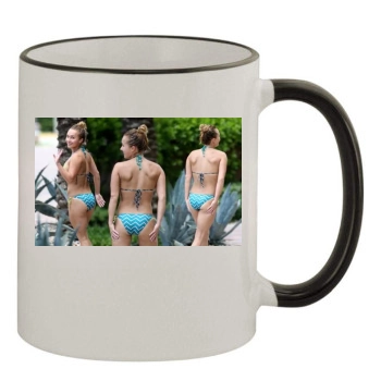 Hayden Panettiere 11oz Colored Rim & Handle Mug