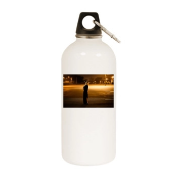 Hayden Panettiere White Water Bottle With Carabiner