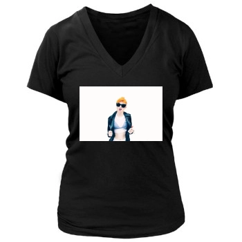 Hayley Williams Women's Deep V-Neck TShirt