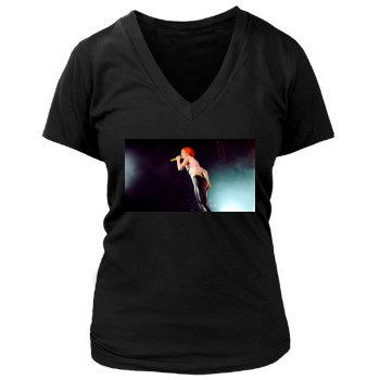 Hayley Williams Women's Deep V-Neck TShirt