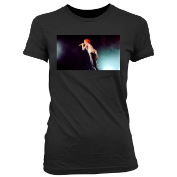 Hayley Williams Women's Junior Cut Crewneck T-Shirt