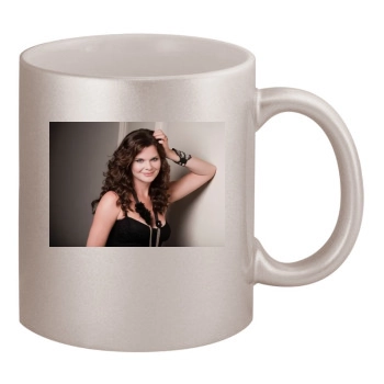 Heather Tom 11oz Metallic Silver Mug