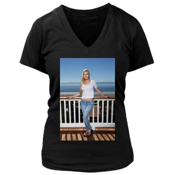 Heidi Montag Women's Deep V-Neck TShirt