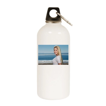 Heidi Montag White Water Bottle With Carabiner