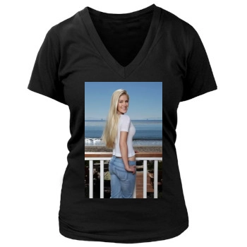 Heidi Montag Women's Deep V-Neck TShirt