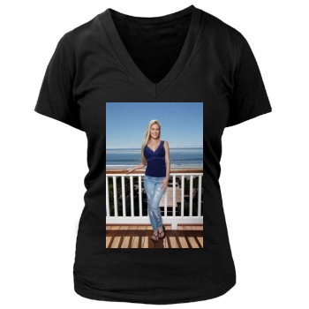 Heidi Montag Women's Deep V-Neck TShirt