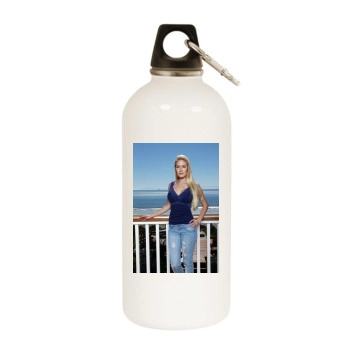 Heidi Montag White Water Bottle With Carabiner