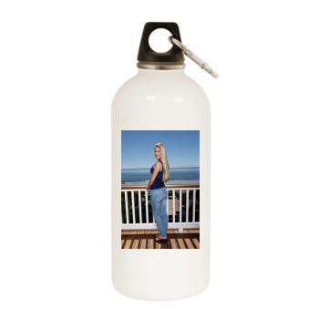 Heidi Montag White Water Bottle With Carabiner