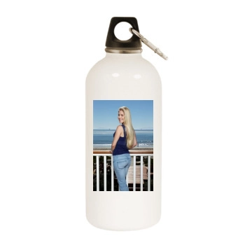 Heidi Montag White Water Bottle With Carabiner