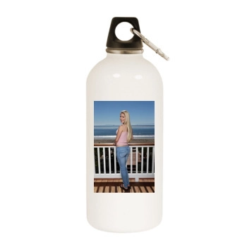 Heidi Montag White Water Bottle With Carabiner