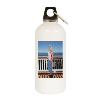 Heidi Montag White Water Bottle With Carabiner